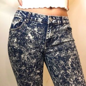Acid Wash Skinny Jeans